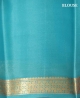 Contrast Classic Pure Mysore Crepe Silk Saree